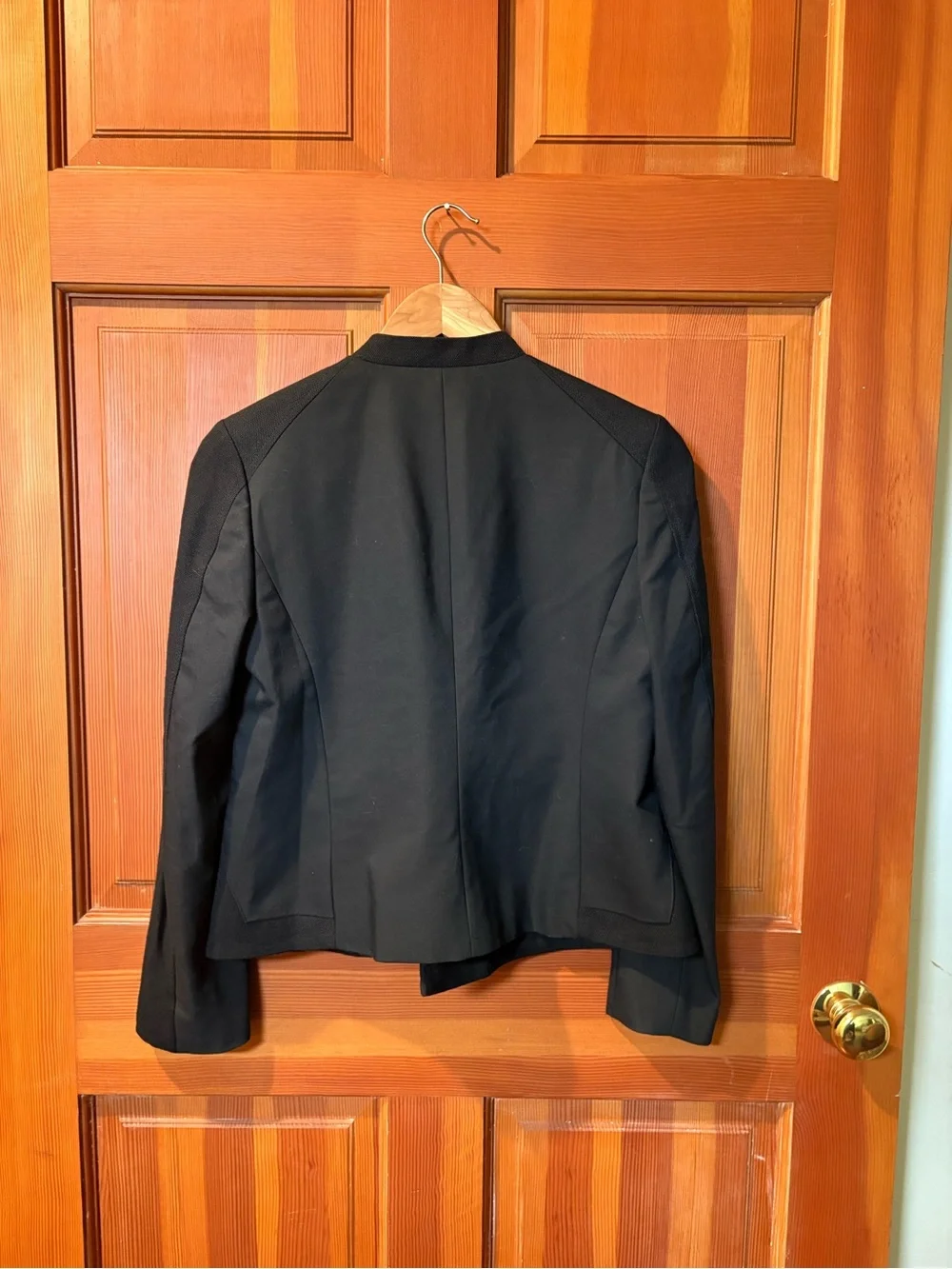 Ann Taylor Black Cropped Blazer 6p Petite